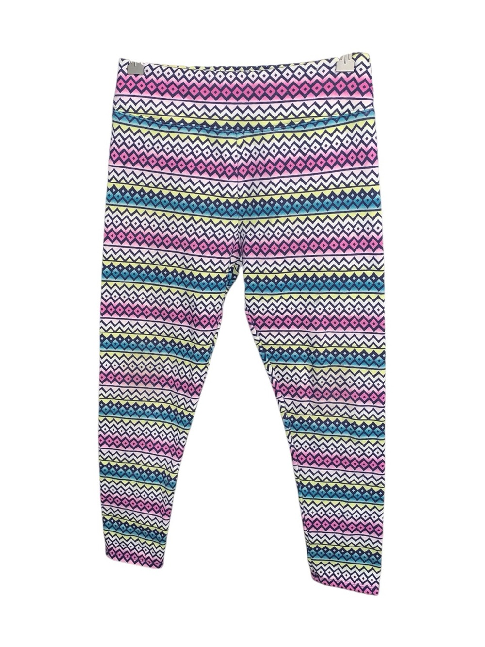 SO Girls XL 14/16 Multicolor Geo-Print Leggings Fleece Comfy Winter Warm